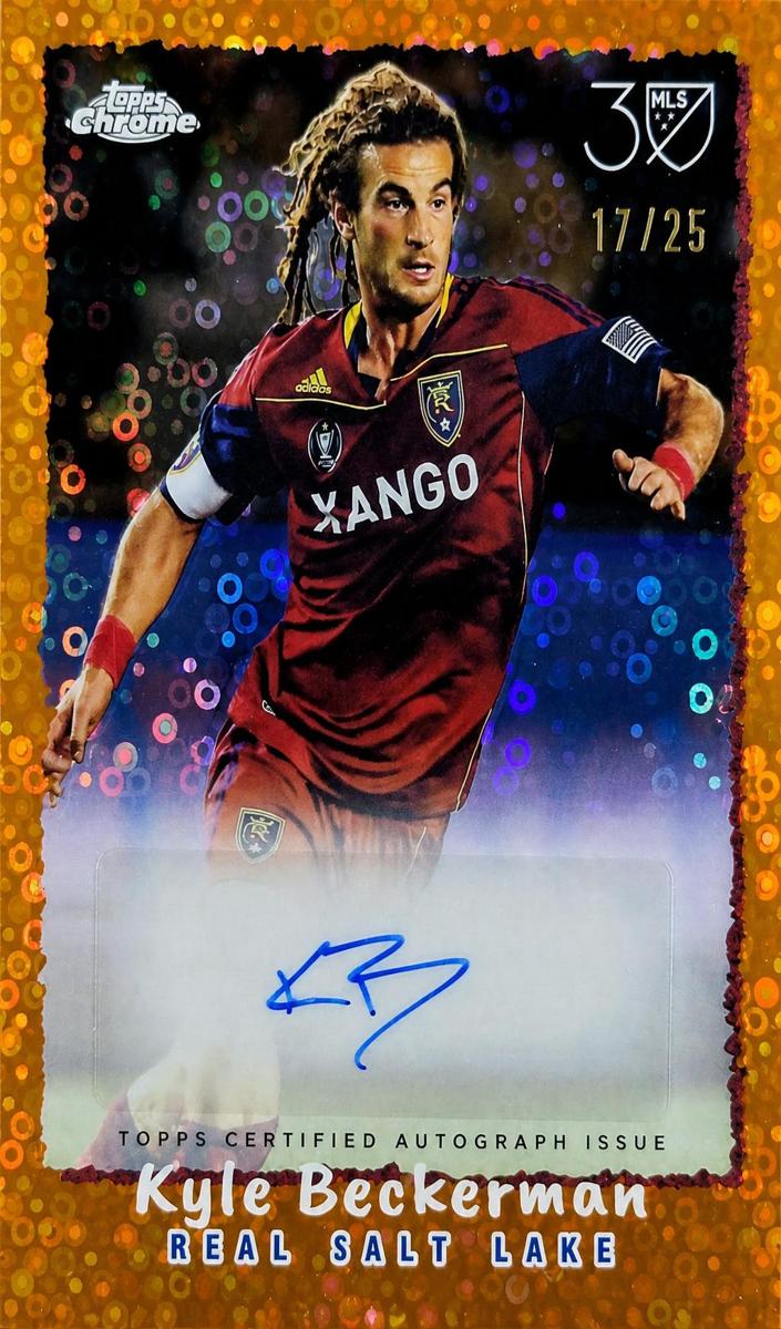 Kyle Beckerman 2025 Chrome MLS Soccer card