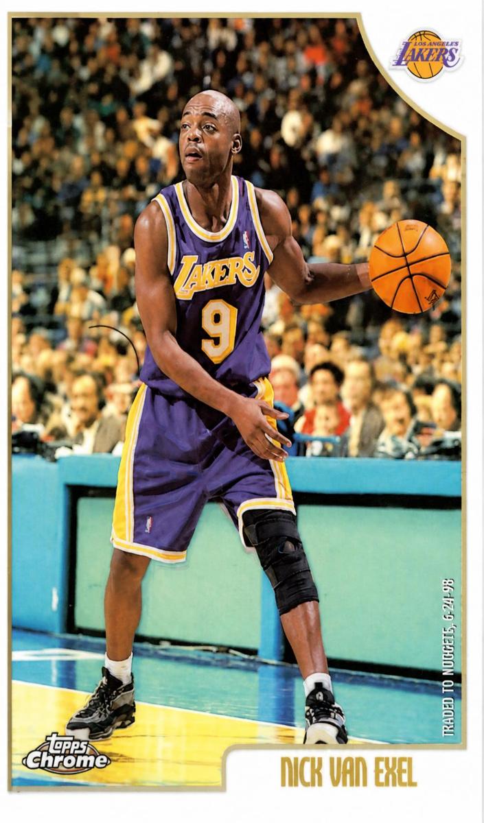 1998 Topps Chrome Nick Van Exel #186 card