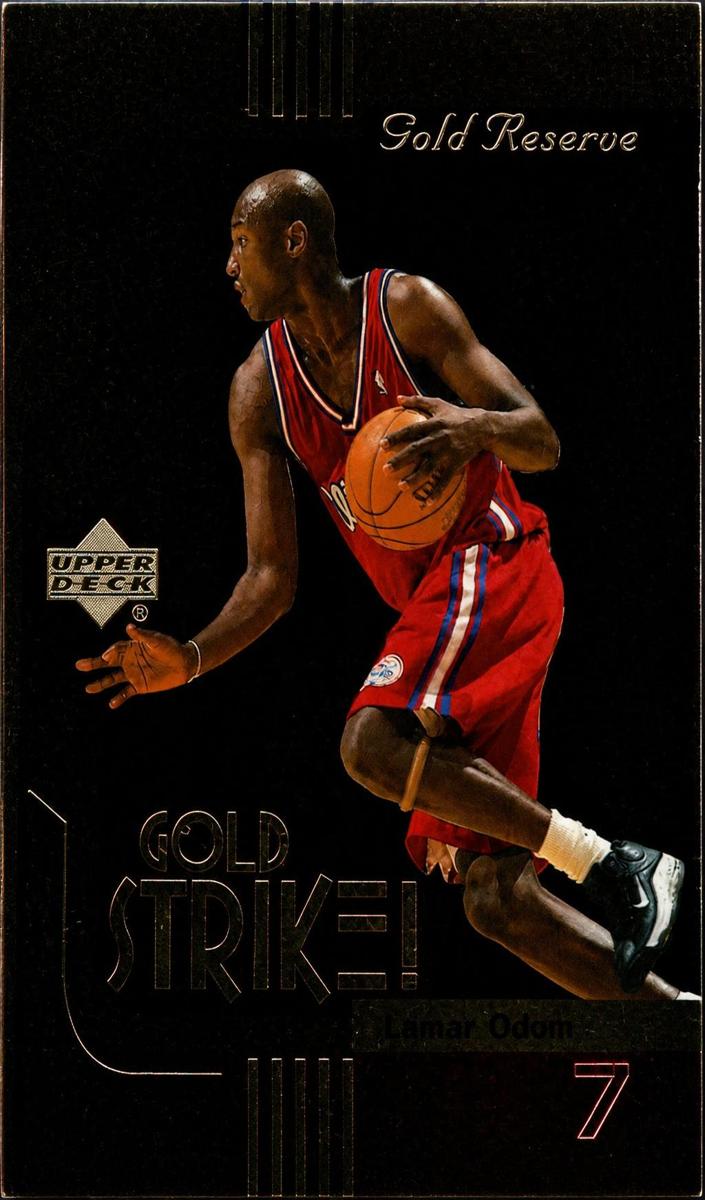 1999 Upper Deck Gold Reserve Lamar Odom #GS5 card
