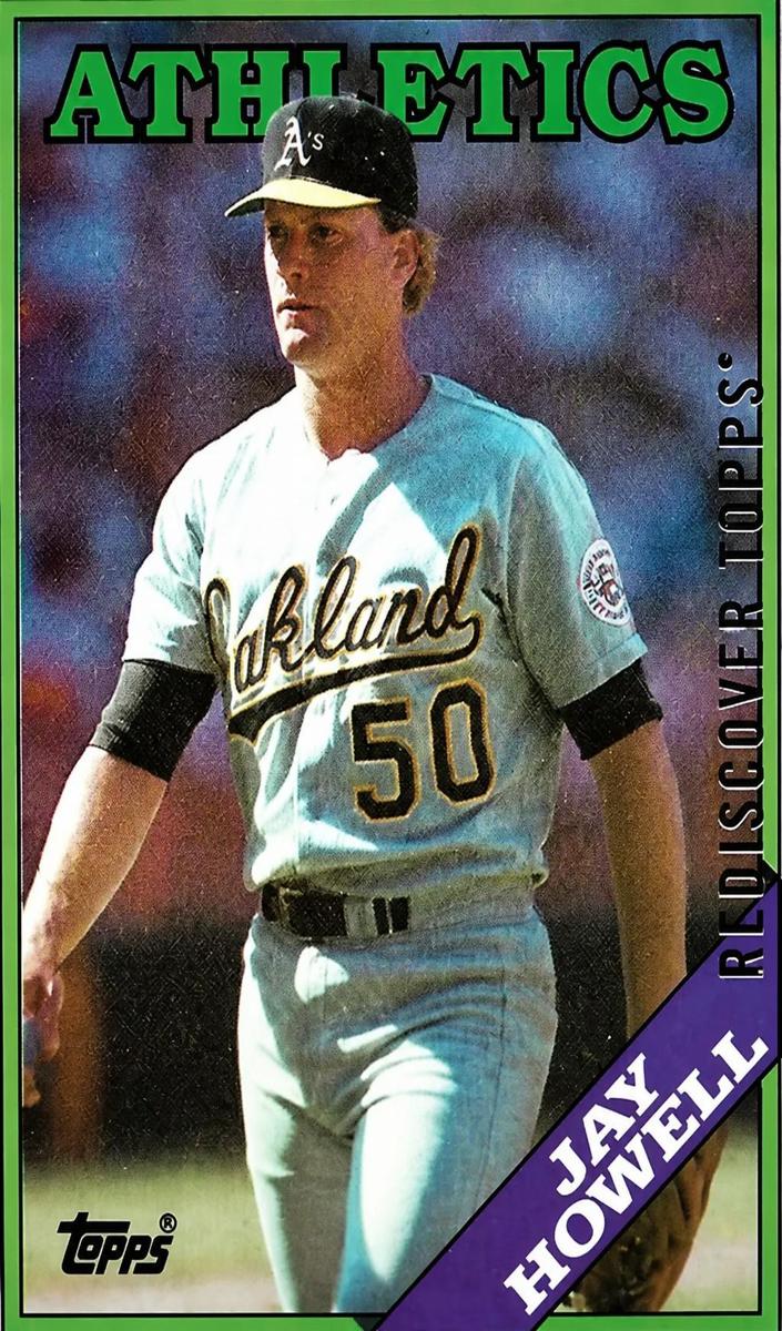 1988 Topps Jay Howell #690 card