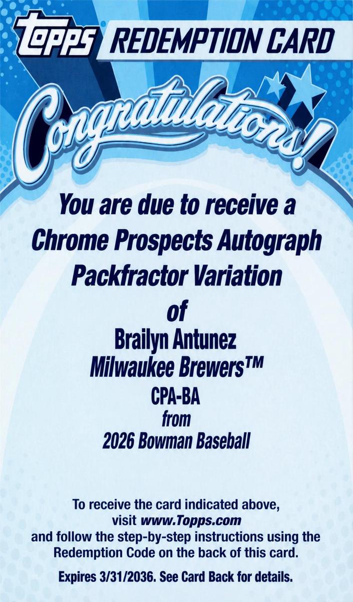 2026 Brailyn Antunez #CPA-BA