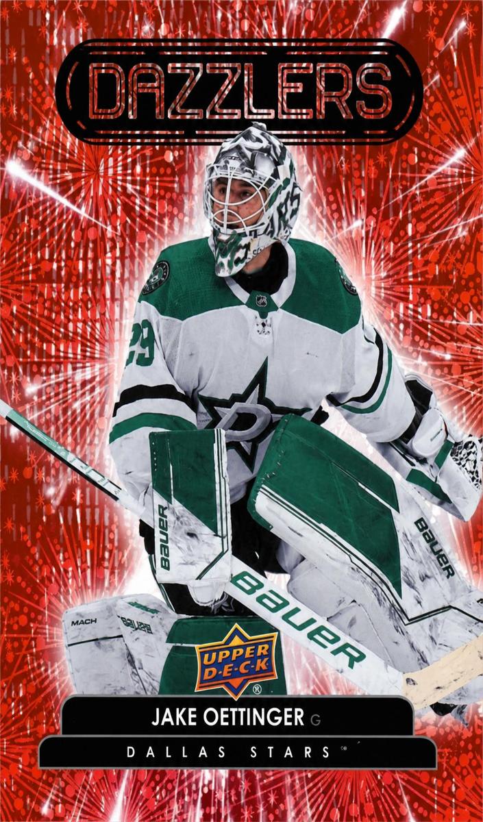 2022 Upper Deck Jake Oettinger [Red] #DZ-30 card