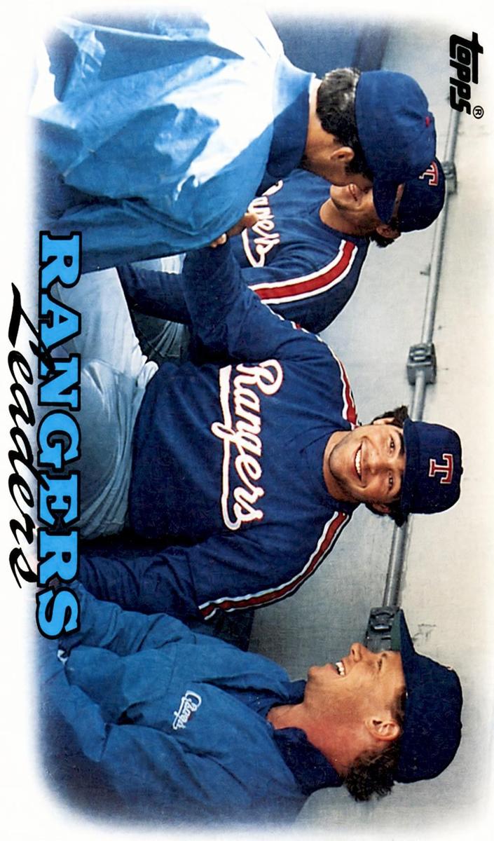 1988 Topps Rangers Leaders #201 card