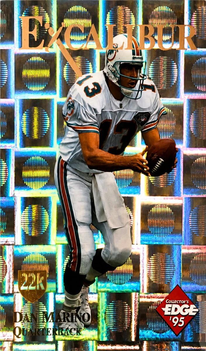 1995 Dan Marino [Gold Shield Silver Prism] #9