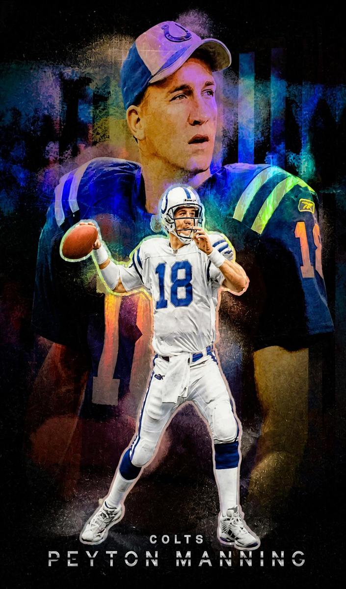 2023 Panini Prizm Peyton Manning #P-12 card