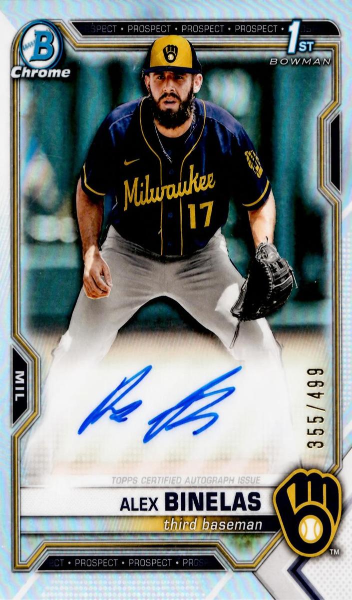 2021 Alex Binelas [Refractor] #CDA-AB