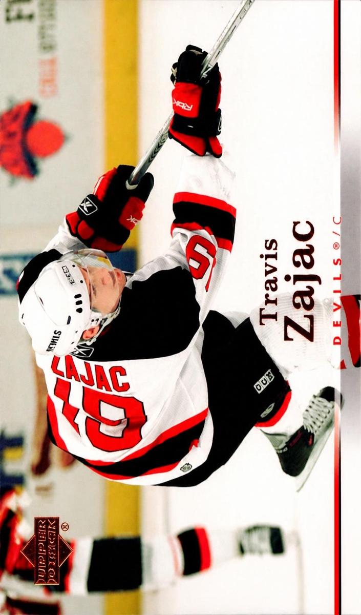2007 Upper Deck Travis Zajac #102 card