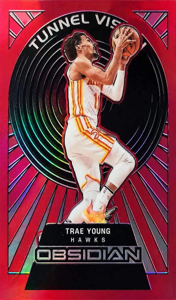 2021 Trae Young [Electric Etch Red Flood] #5