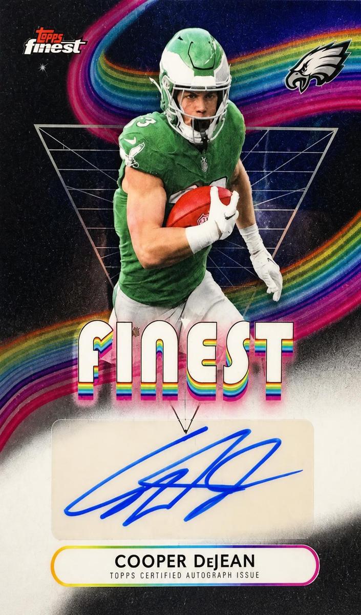 Cooper DeJean 2025 Topps Finest Autographs Football
