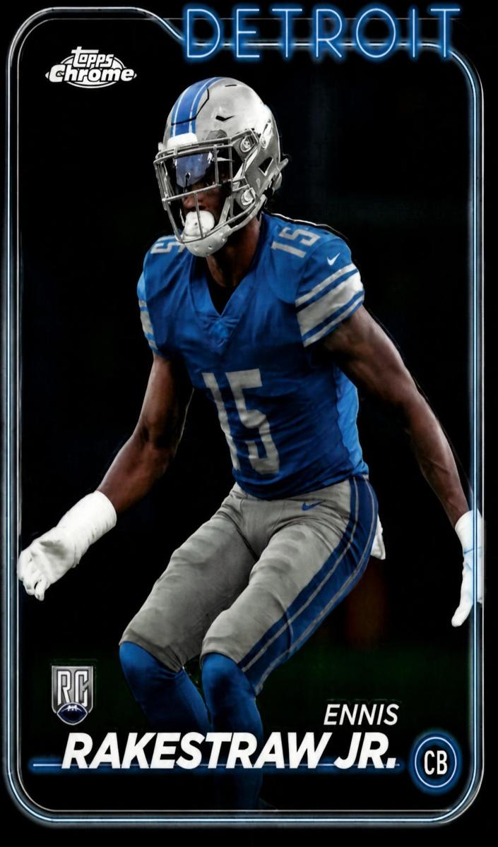 Ennis Rakestraw Jr. 2024 Topps Chrome Football card