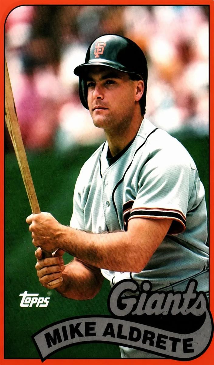 1989 Mike Aldrete #158