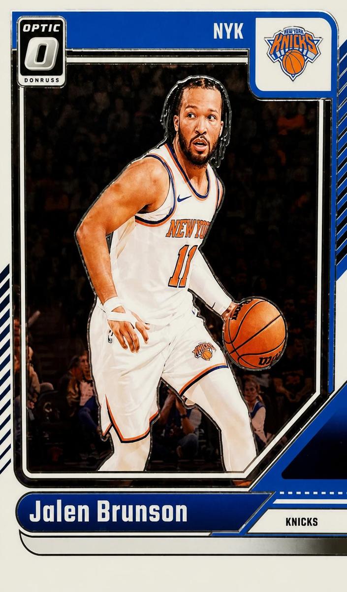 Jalen Brunson 2024-25 Donruss Optic Basketball card