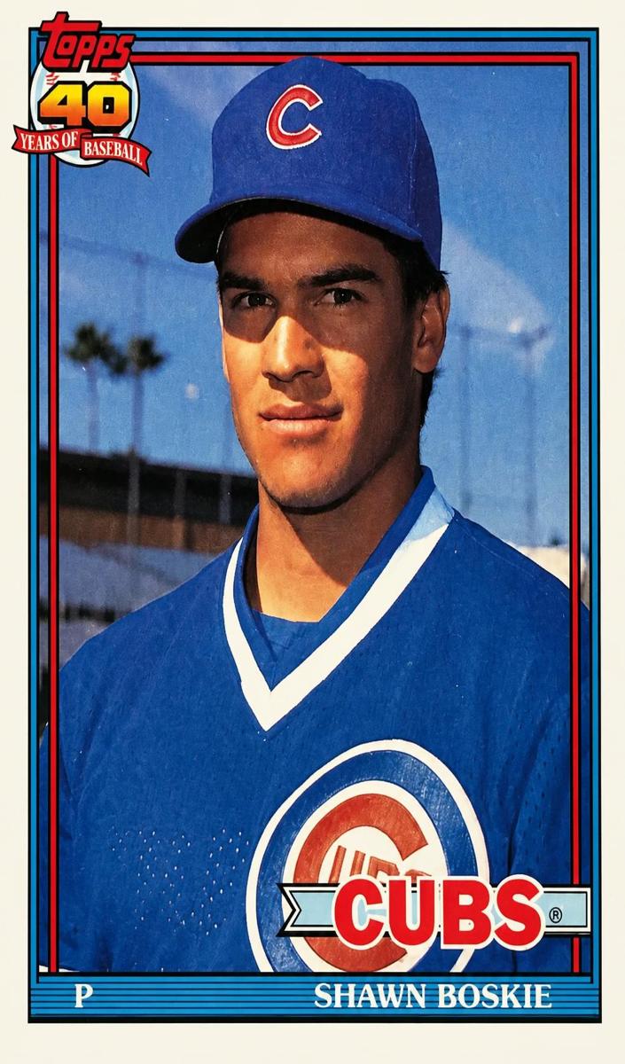 1991 Topps Shawn Boskie #254 card
