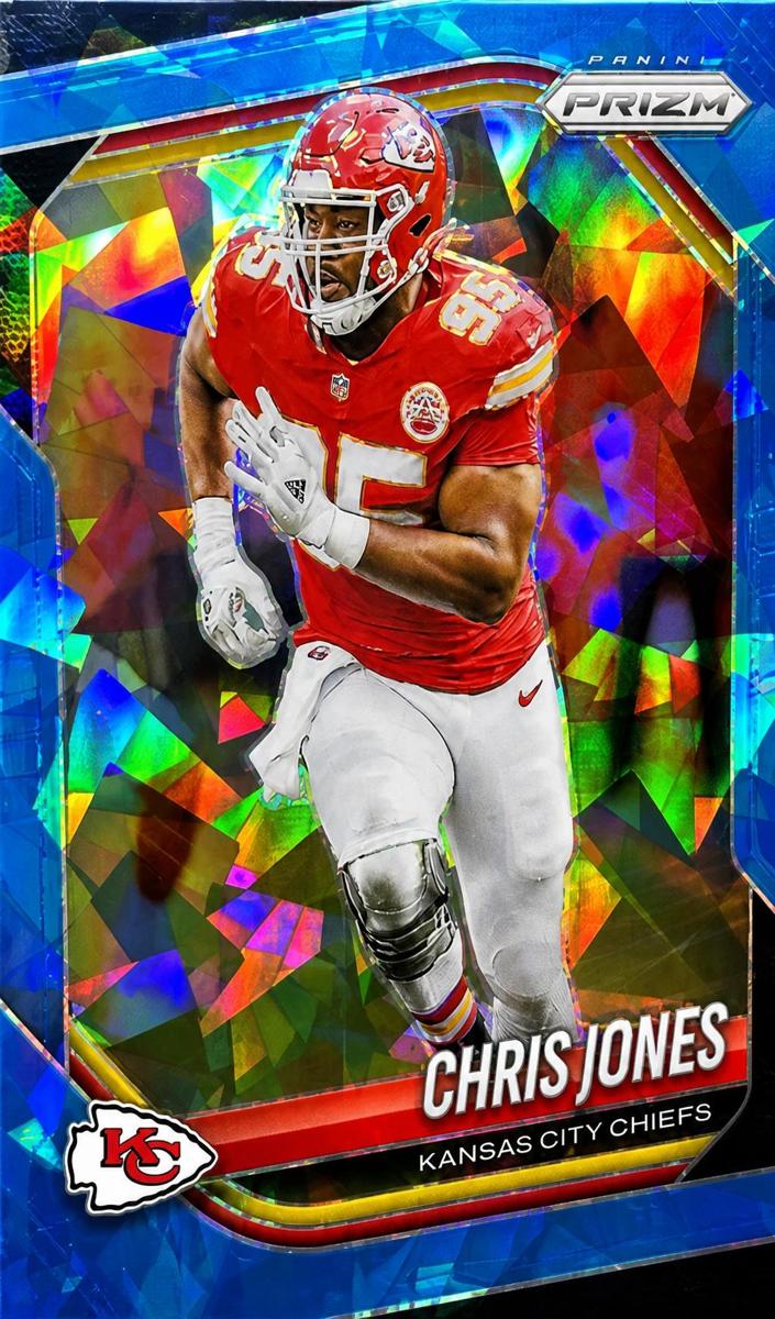 Chris Jones 2025 Prizm Football card