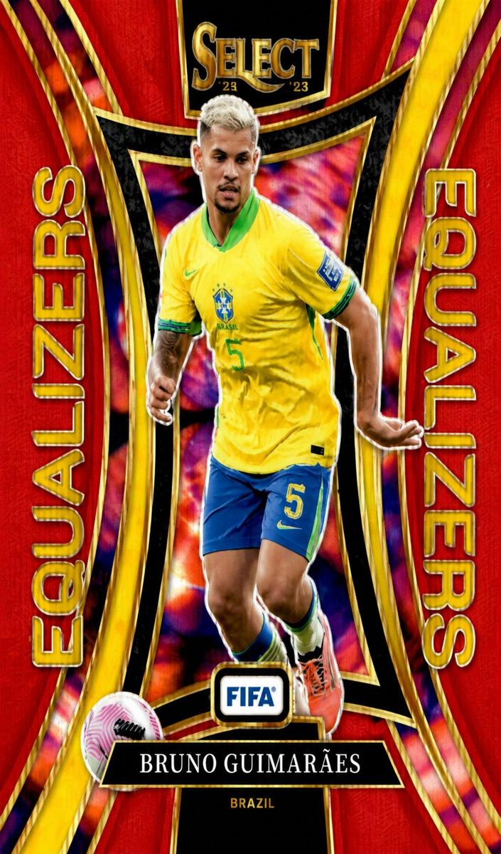 2024 Panini Select FIFA Bruno Guimaraes [Red Wave] #2 card