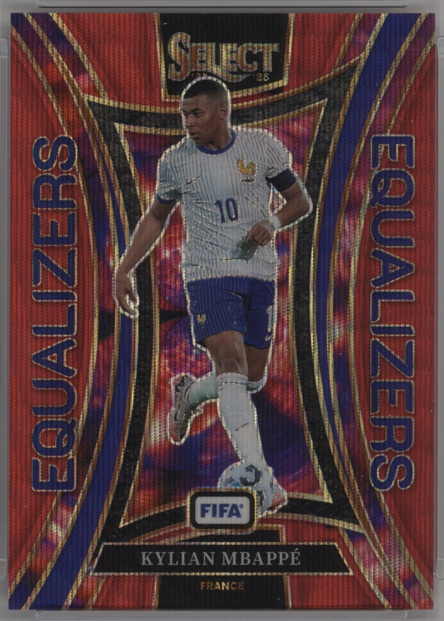 2024 Panini Select FIFA Kylian Mbappe [Red Wave] #4 card