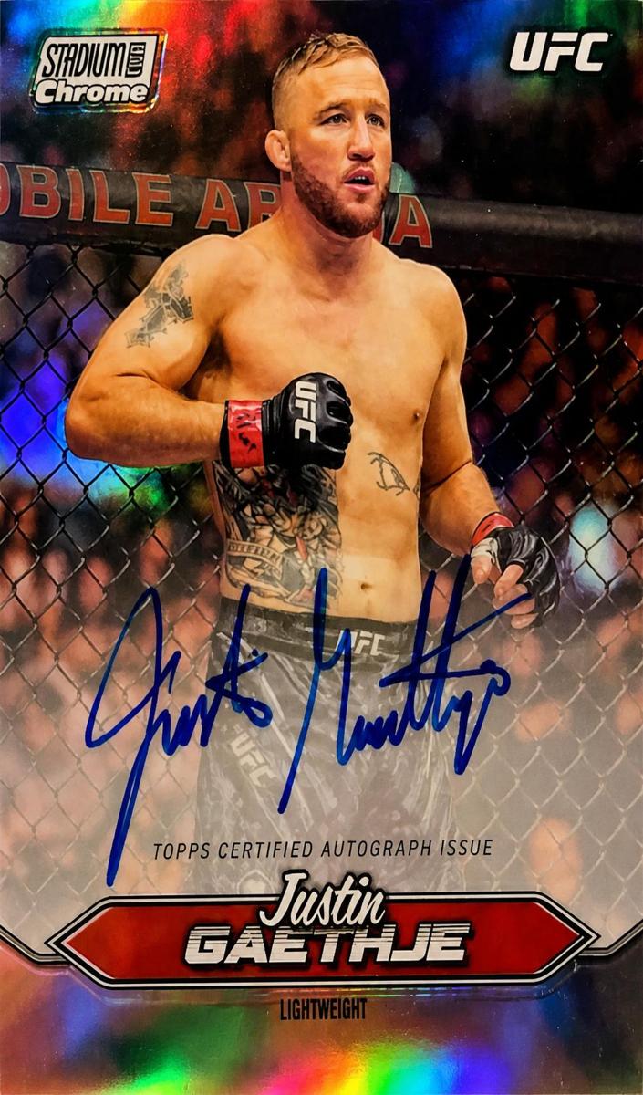 2025 Justin Gaethje #CAS-JGE