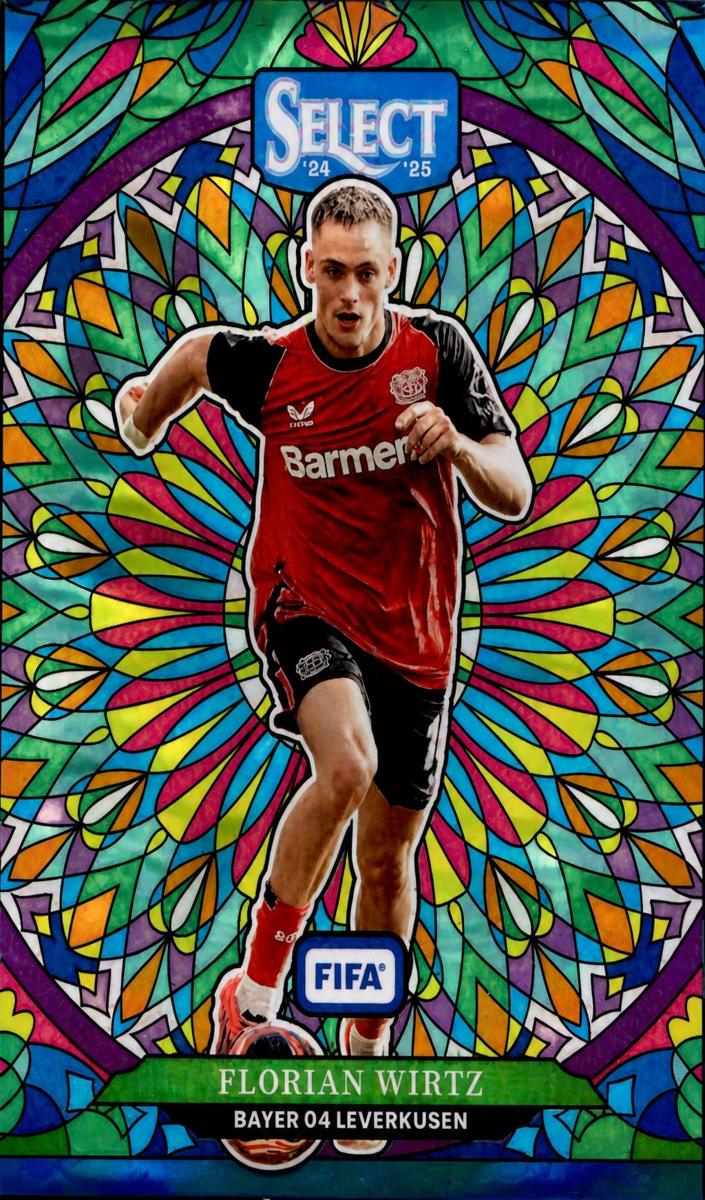 2024 Panini Select FIFA Stained Glass Florian Wirtz #17 card