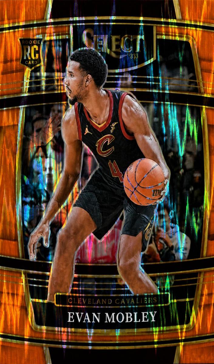 2021 Evan Mobley [Orange Flash Prizm] #5
