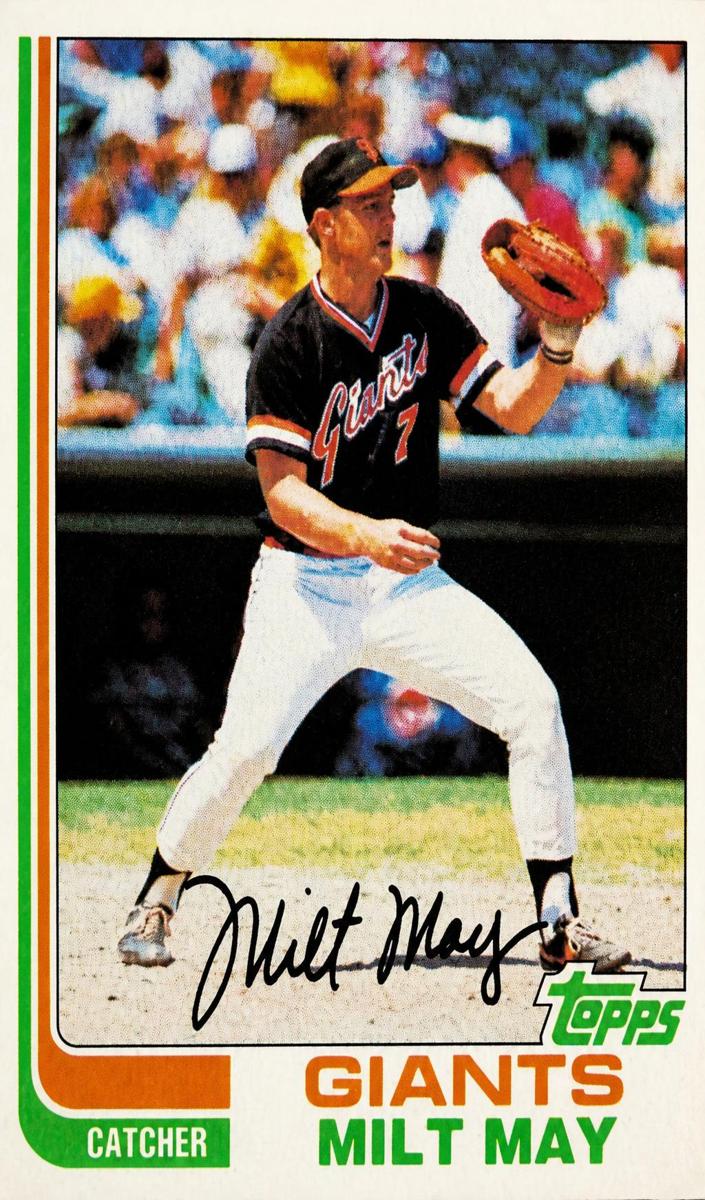 1982 Topps Milt May #242 card