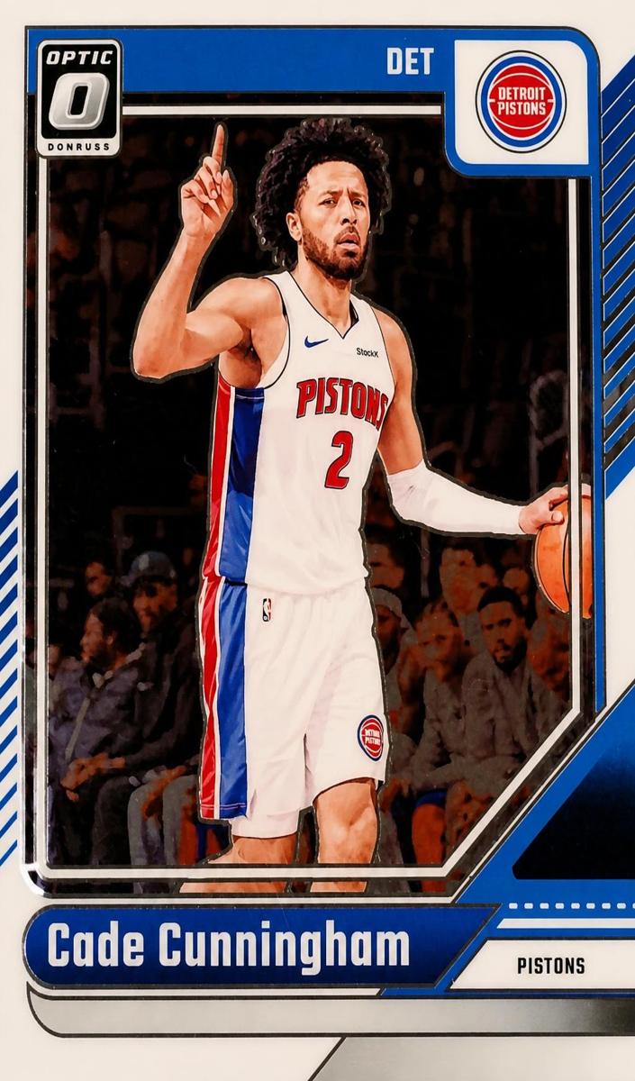 Cade Cunningham 2024-25 Donruss Optic Basketball card