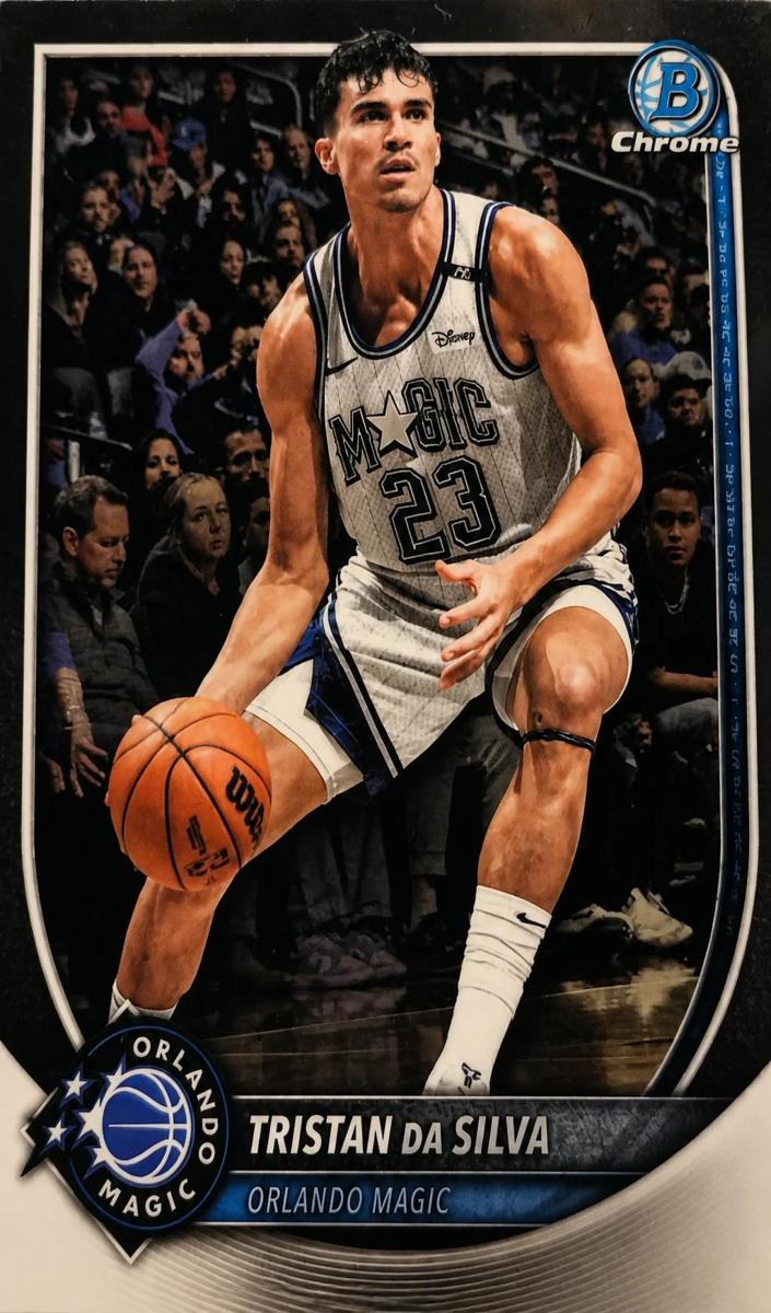 Tristan da Silva 2025 Bowman Basketball card