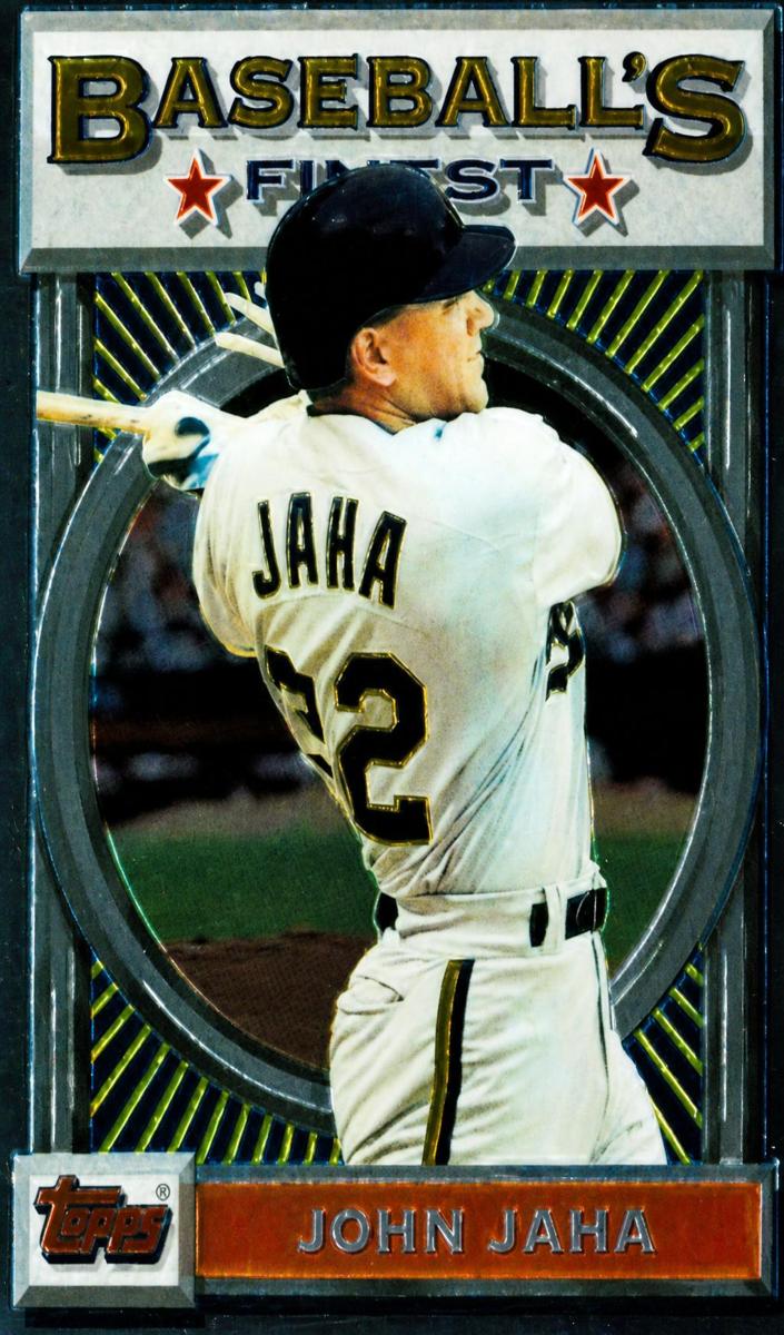 1993 Topps Finest John Jaha #152 card