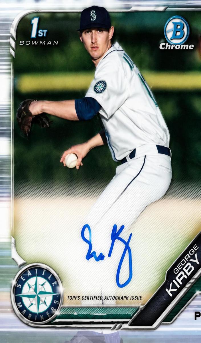 2019 Bowman Draft Chrome George Kirby #CDA-GK card