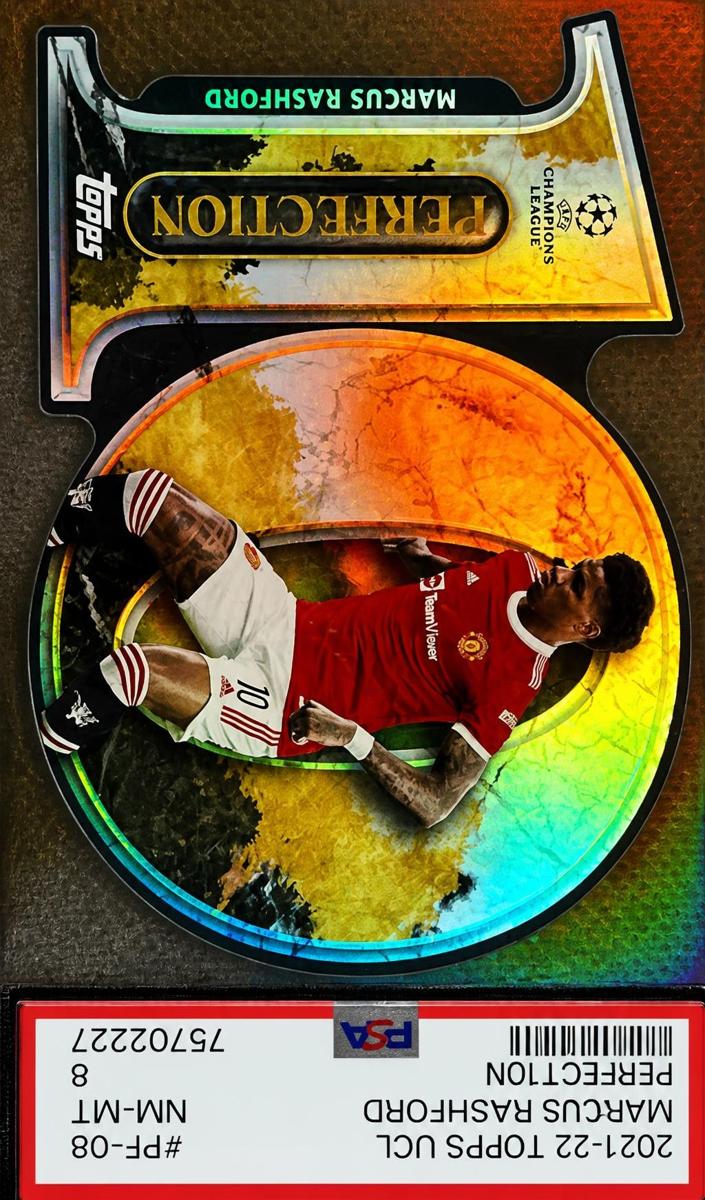 2021 Topps UEFA Champions League Marcus Rashford #PF-08 card