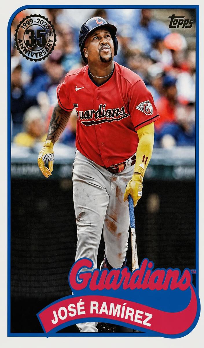 2024 Topps Jose Ramirez [Blue] #89B-44 card