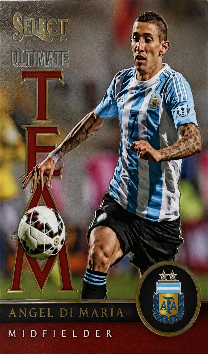 2015 Panini Select Angel Di Maria [Red] #10 card