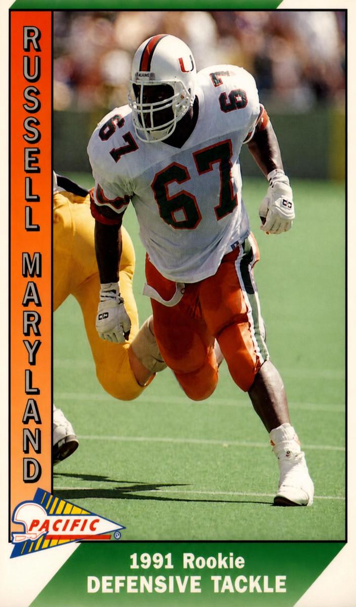 Russell Maryland 1991 Pacific Football