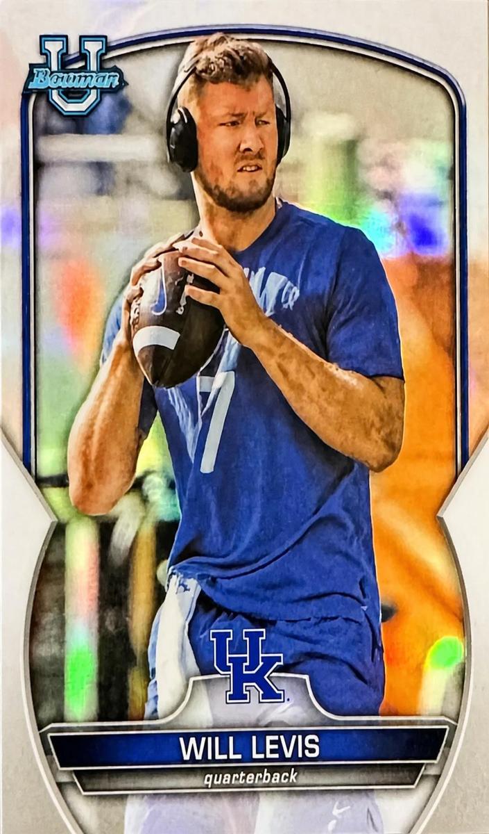 2022 Bowman Bowman University CHROME PROS-AUTO-LAVA REF #5 Will Levis front