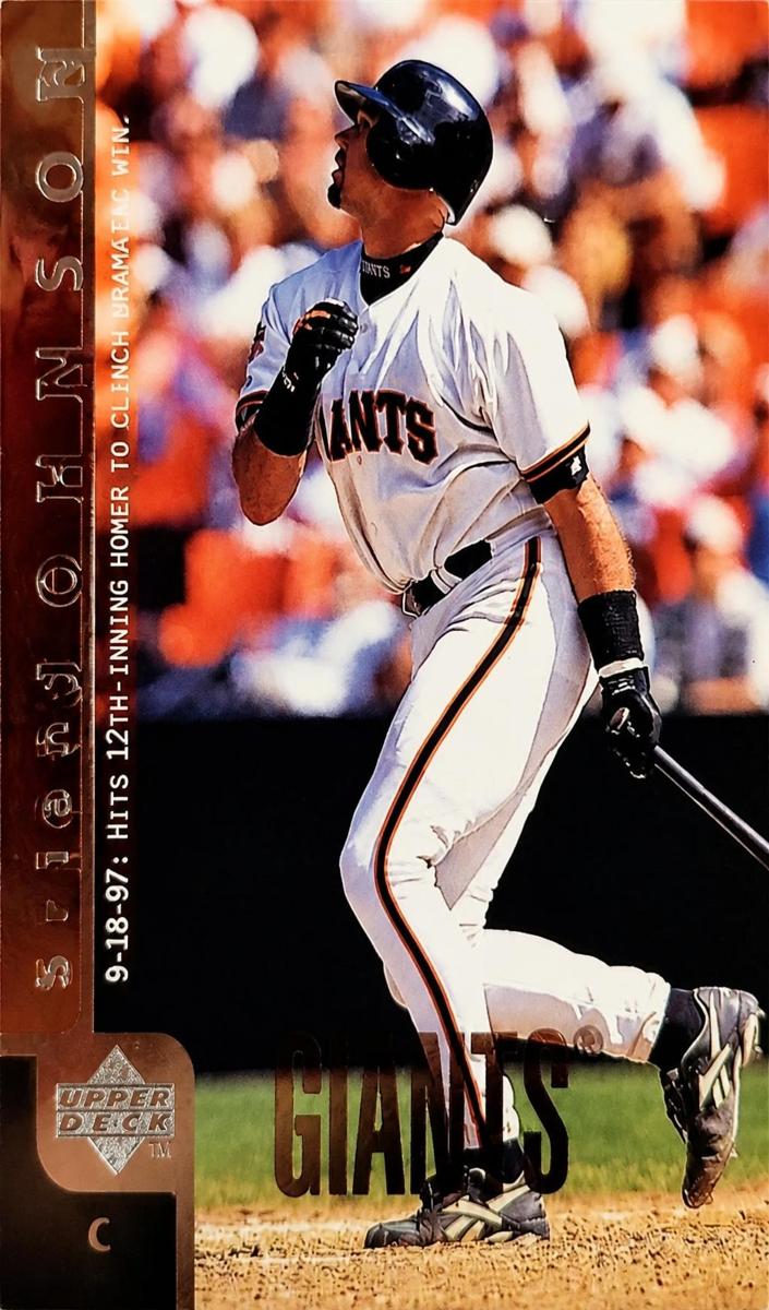 1998 Upper Deck Brian Johnson #503 card