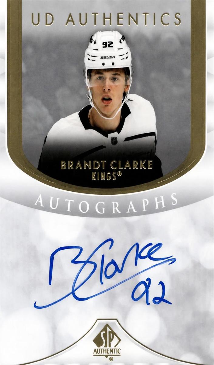 2023 SP Authentic Brandt Clarke #UDA-BC card