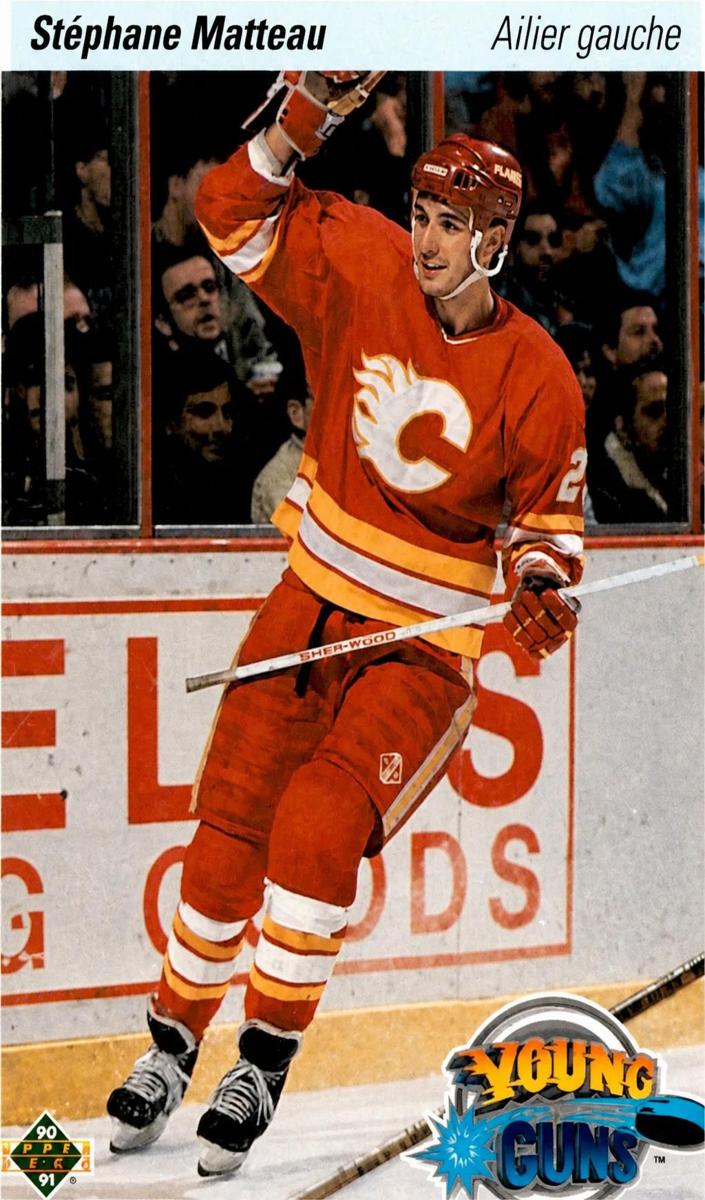 1990 Upper Deck Stephane Matteau #535 card