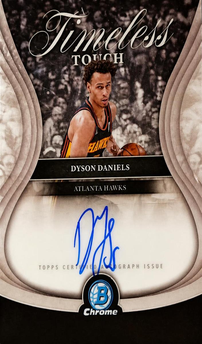 Dyson Daniels 2025 Bowman Timeless Touch Signatures Basketball