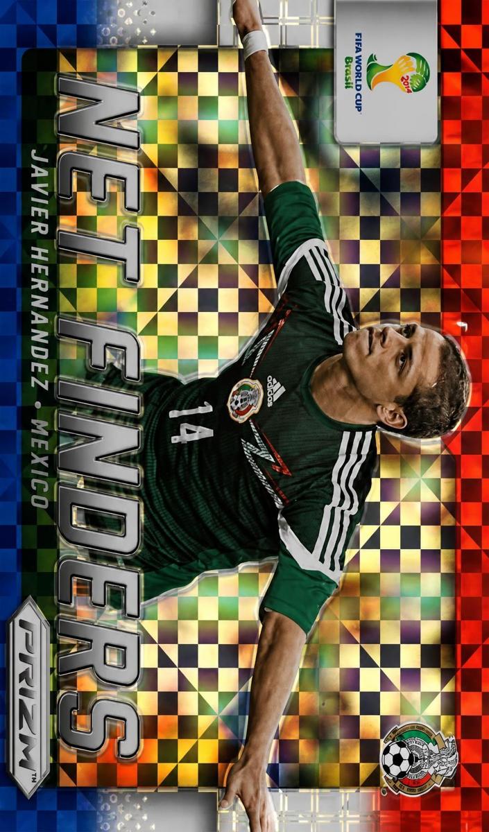 2014 Javier Hernandez [Red White & Blue Power Plaid] #19