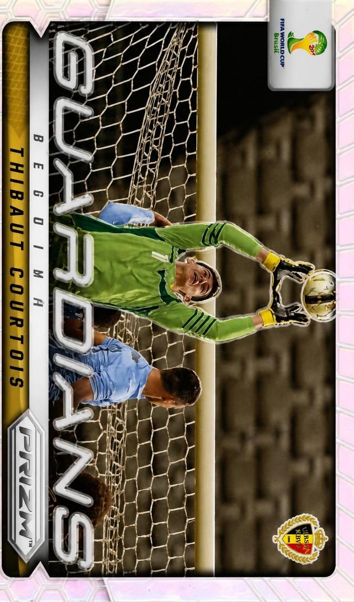 2014 Panini Prizm World Cup Thibaut Courtois [Silver] #3 card