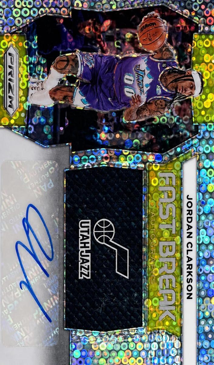 2023 Panini Prizm Jordan Clarkson #FB-JCU card