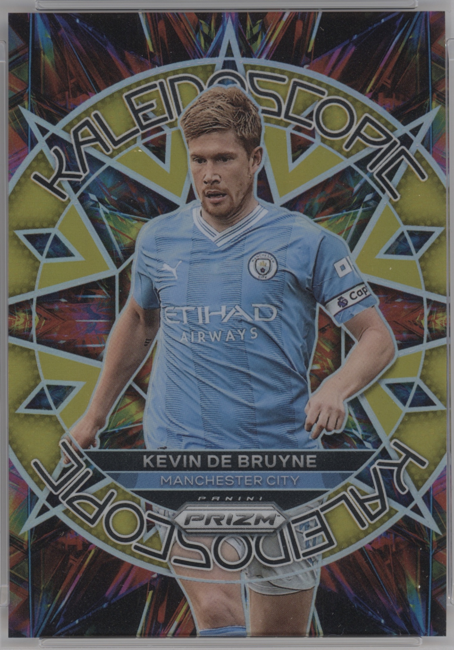 2023 Panini Prizm Premier League Kevin De Bruyne [Gold] #26 card