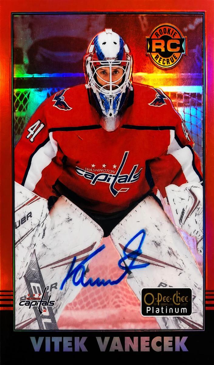 2020 O-Pee-Chee Platinum Vitek Vanecek #R-82 card