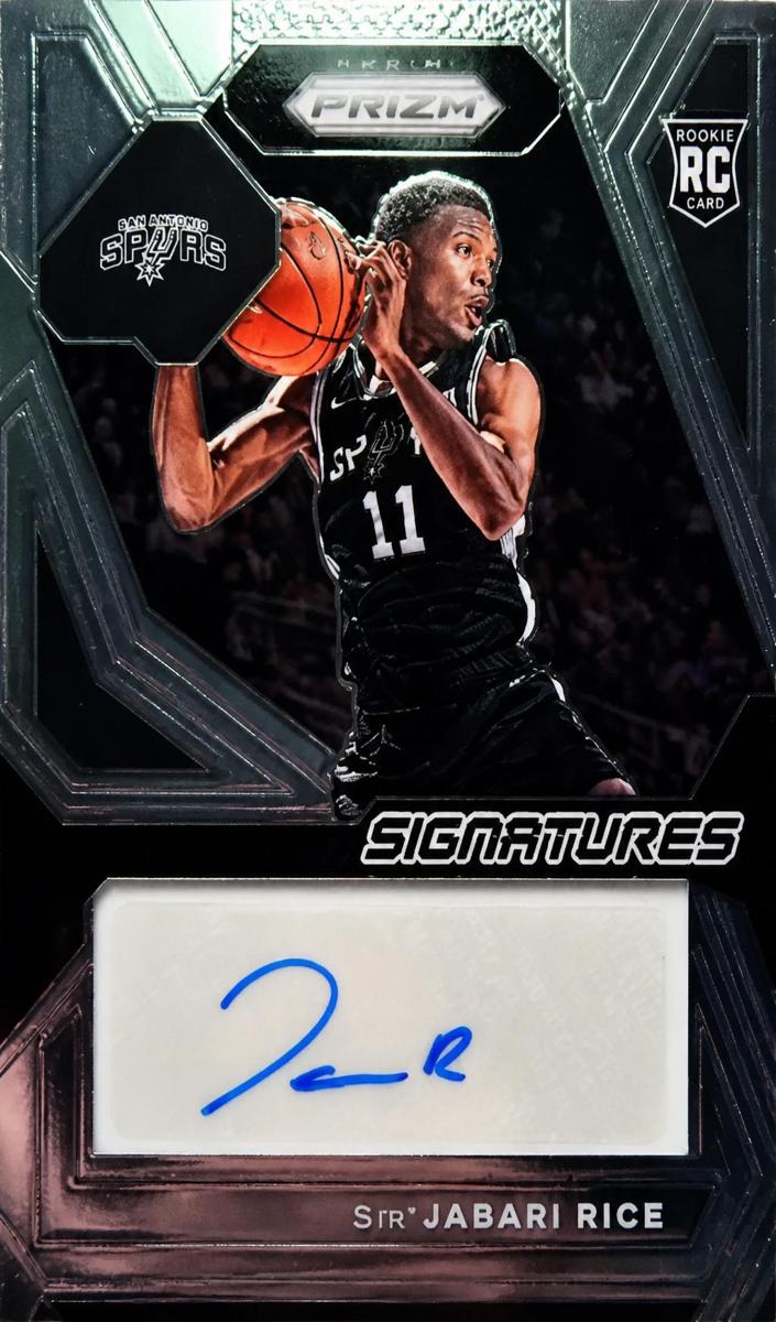 2023 Panini Prizm Sir'Jabari Rice #RSI-SJR card