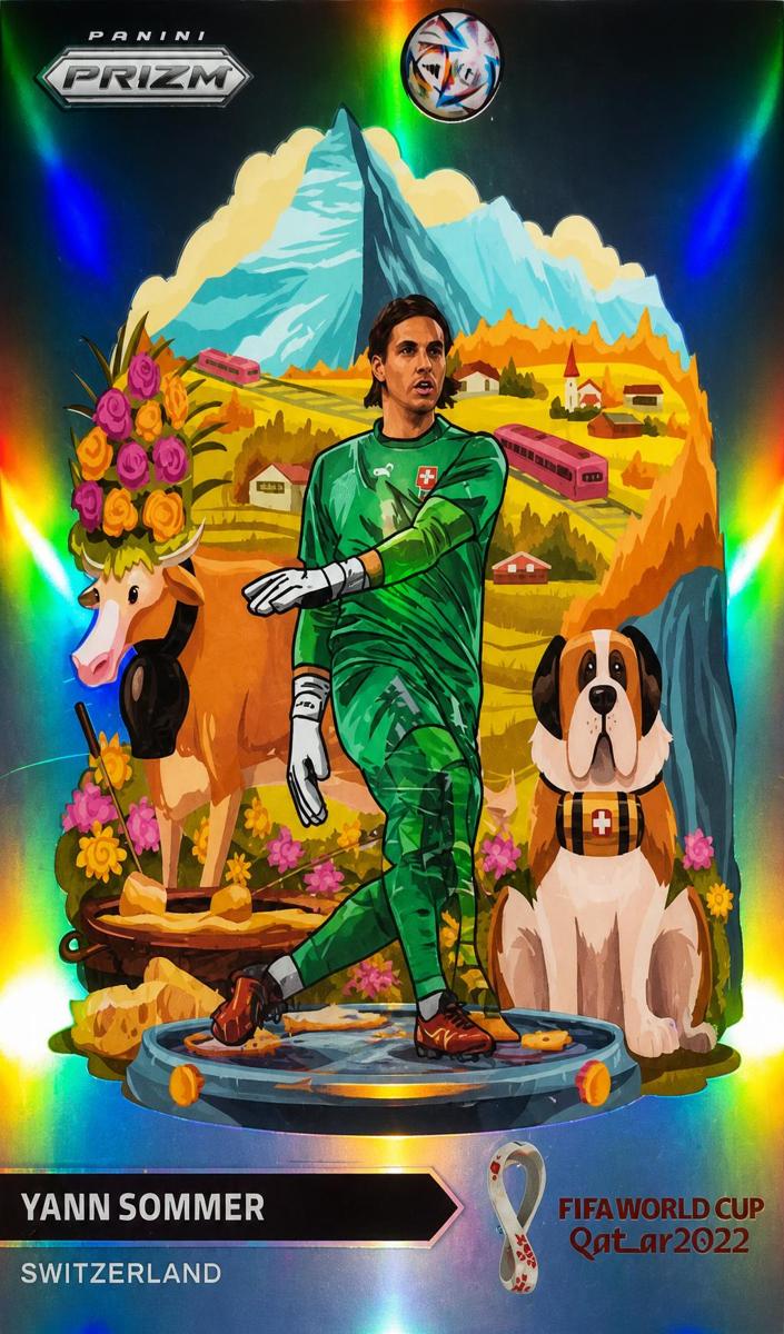 2022 Panini Prizm FIFA World Cup Qatar Yann Sommer #26 card