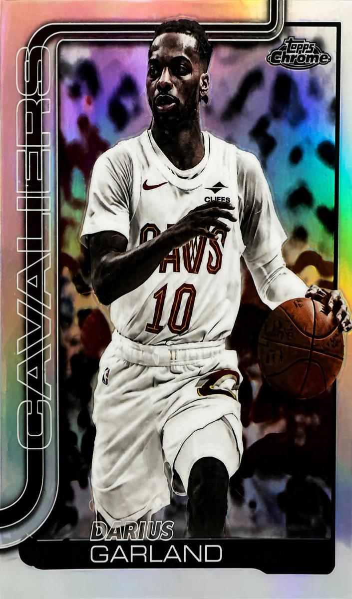 Darius Garland 2025-26 Topps Chrome Basketball card