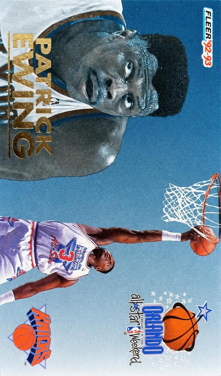 1992 Fleer Patrick Ewing #5 card