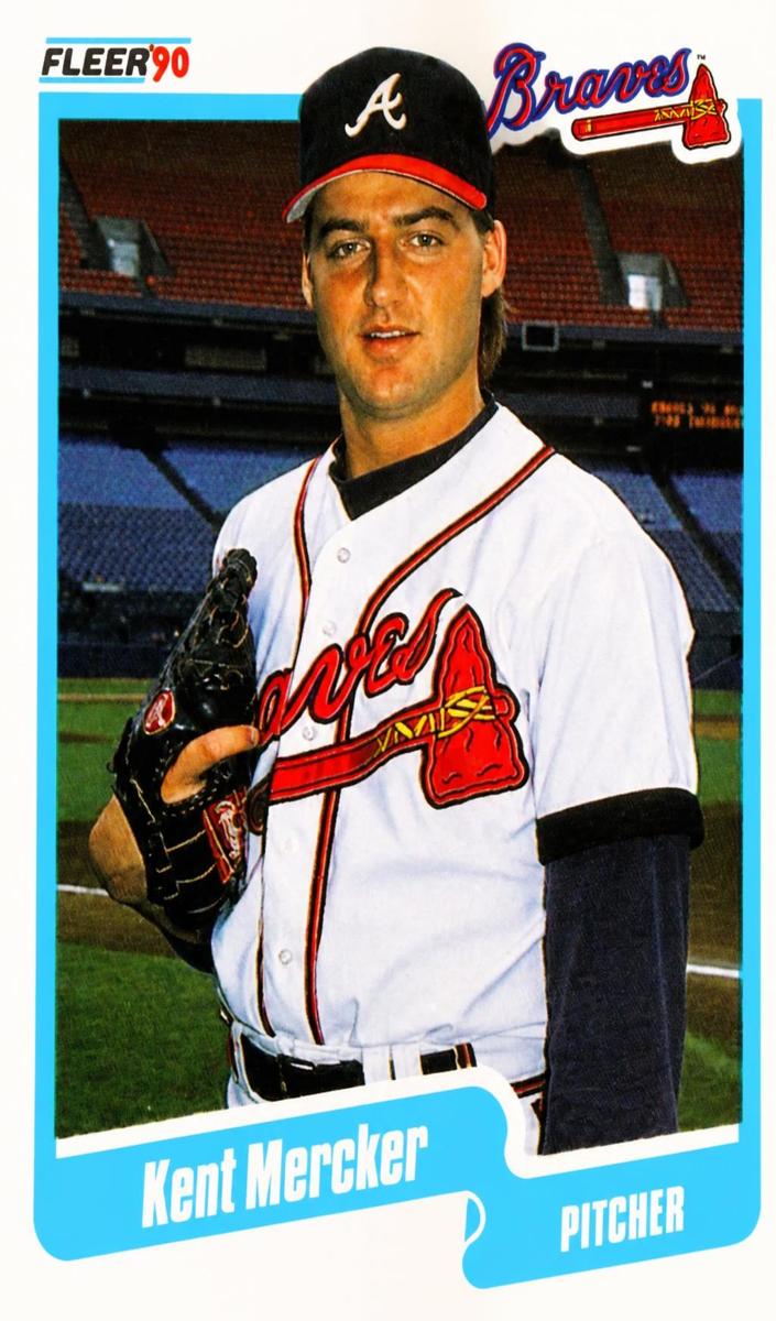 1990 Fleer Kent Mercker #590 card