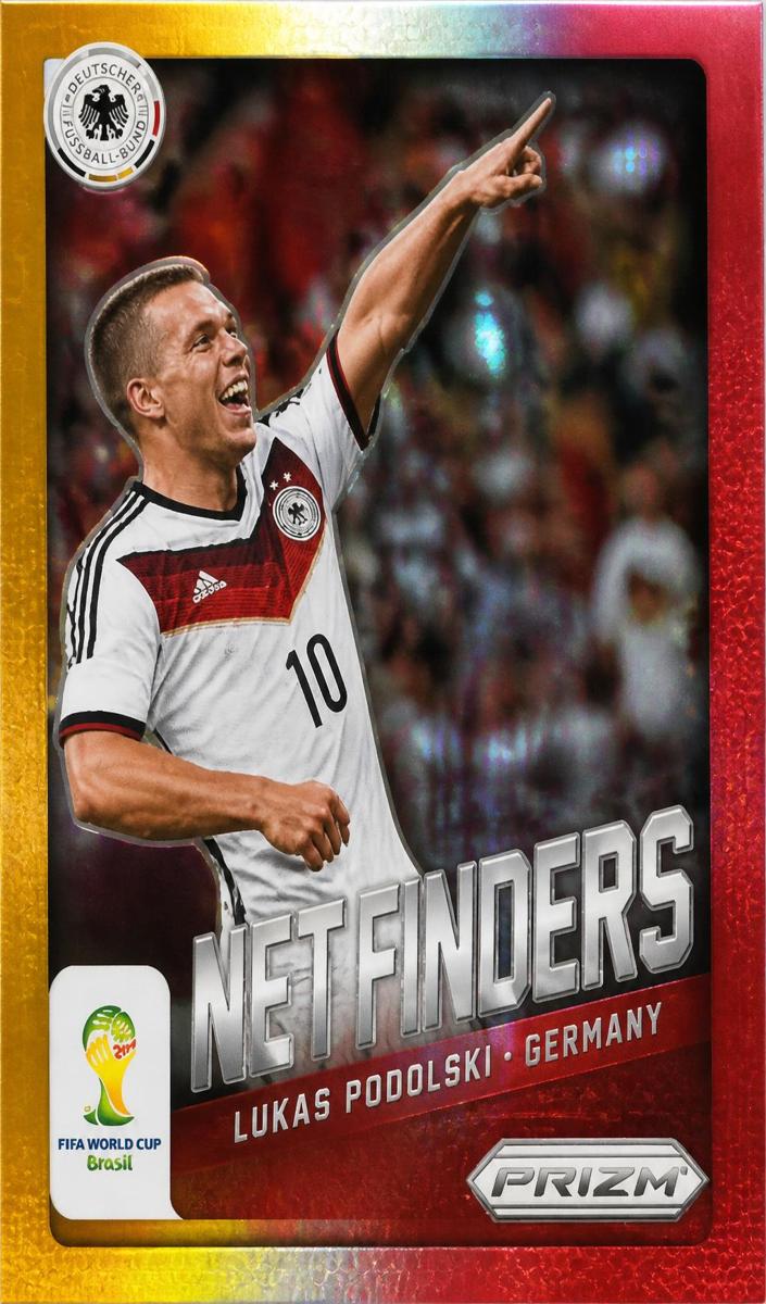 2014 Lukas Podolski [Yellow & Red Pulsar] #11