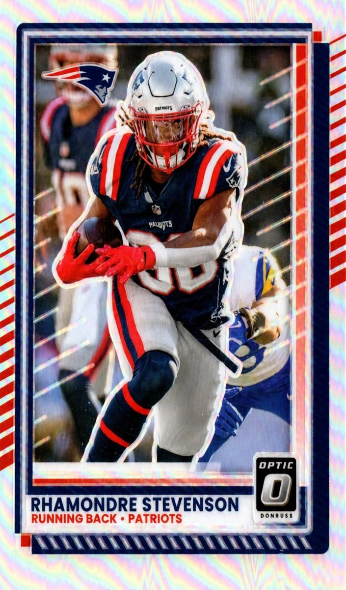 Rhamondre Stevenson 2025 Donruss Optic Football card