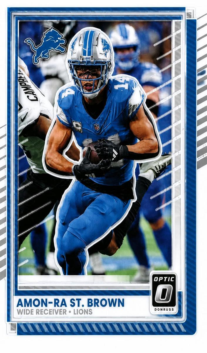 Amon-Ra St. Brown 2025 Donruss Optic Football card